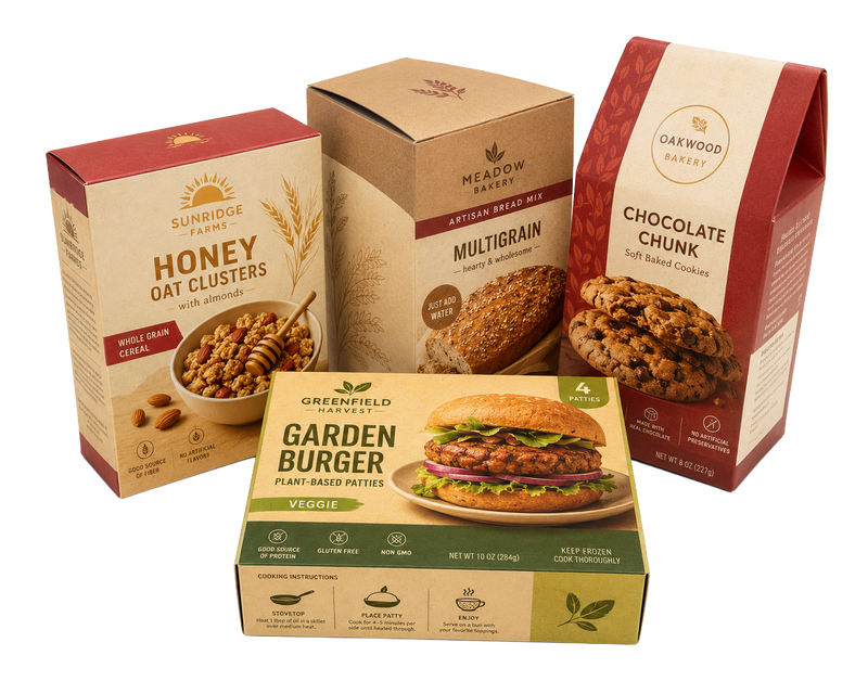 Food grade folding cartons
